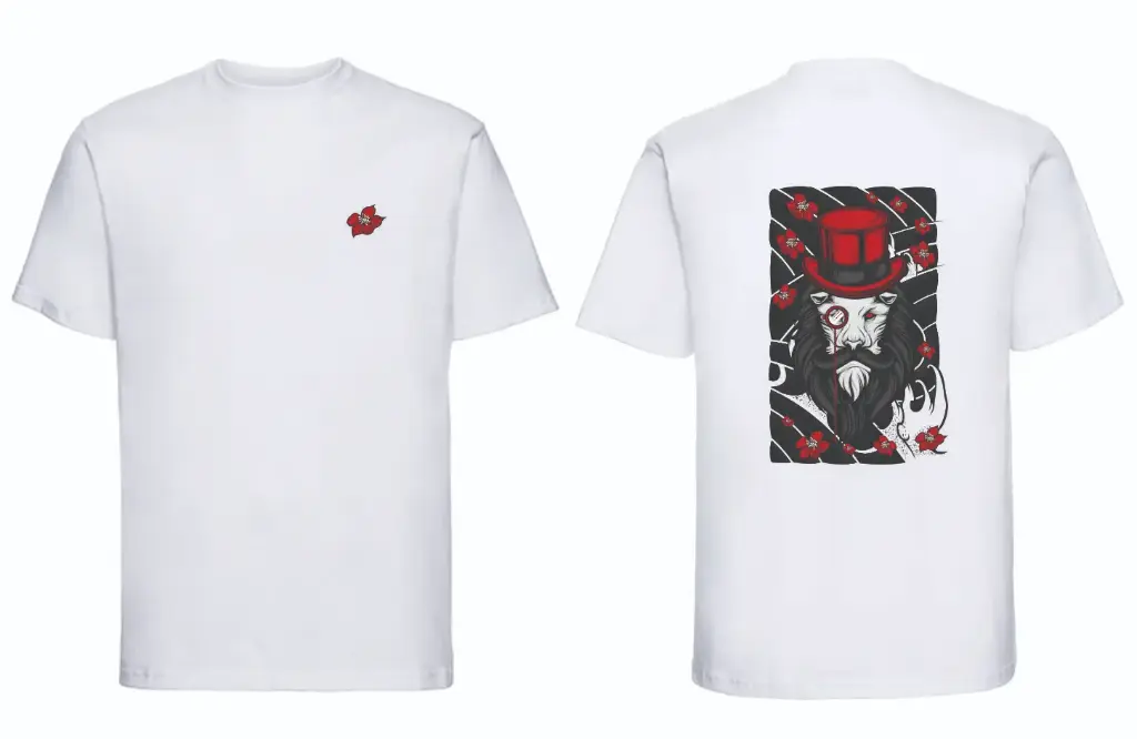 T-shirt Lion au chapeau - bigleco