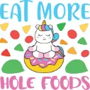 T-shirt Licorne Eat more - bigleco