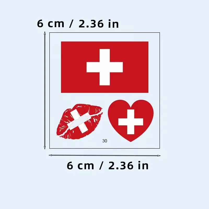 Tatouage temporaire Suisse - bigleco