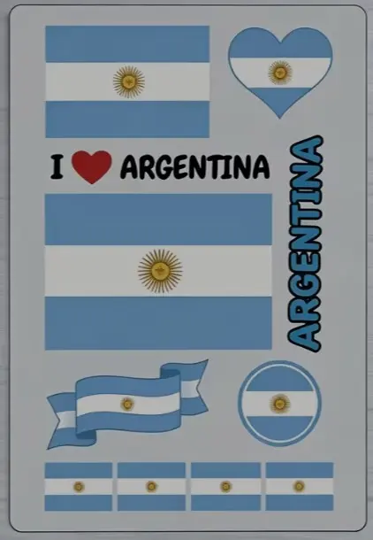Tatouage temporaire Argentine - bigleco