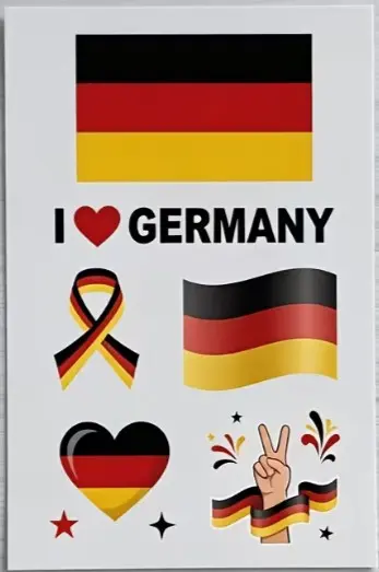 Tatouage temporaire Allemagne - bigleco