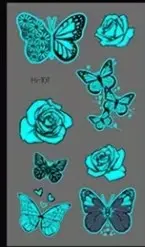 Tatouage temporaire lumineux - bigleco