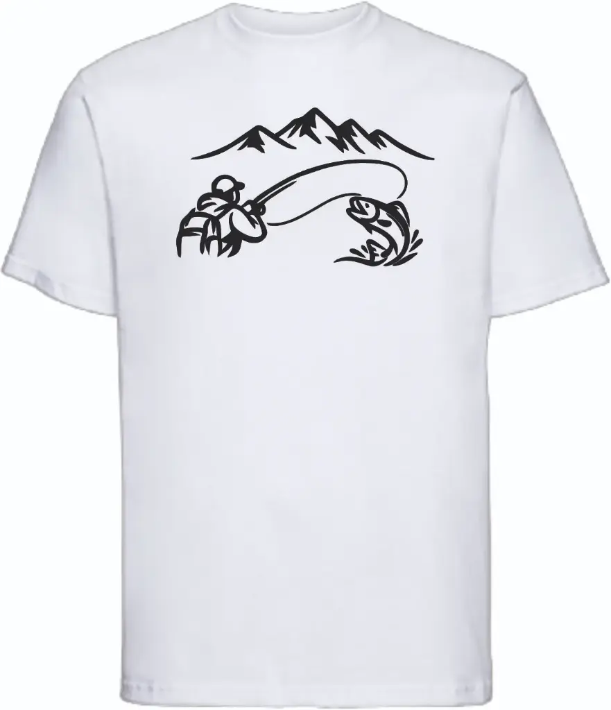 T-shirt Pêche et montagne - bigleco