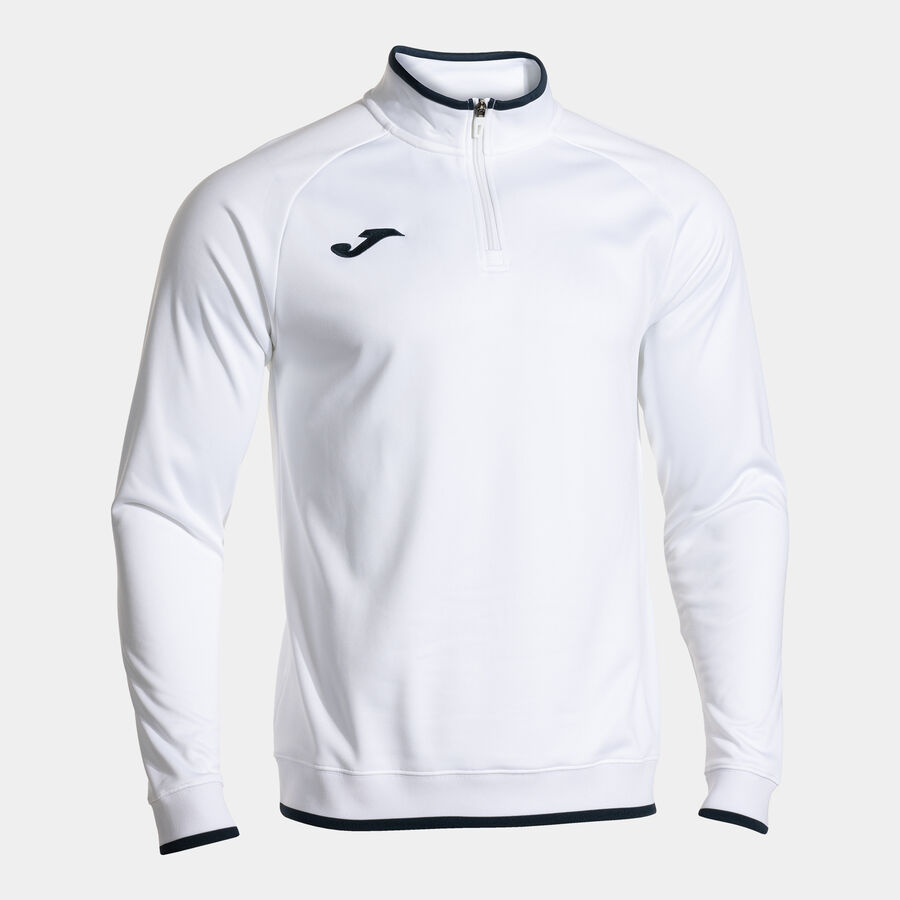 Joma - Sweat-shirt homme Combi Premium blanc bleu marine