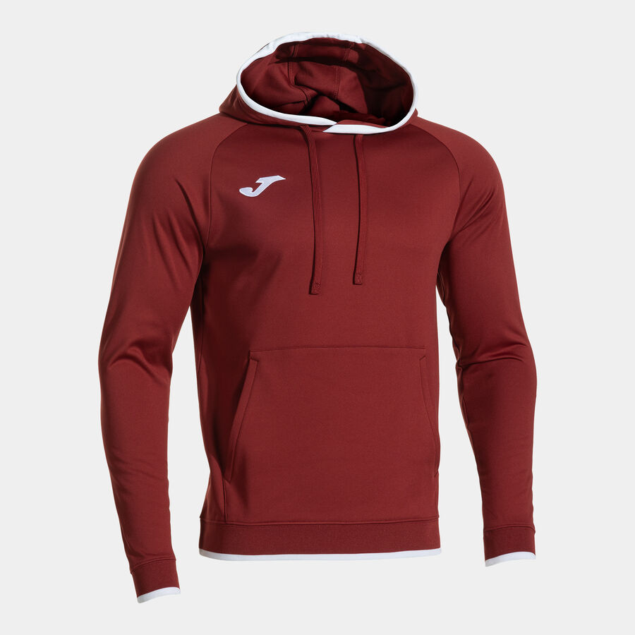 Joma - Sweat à capuche Combi Premium bordeaux blanc