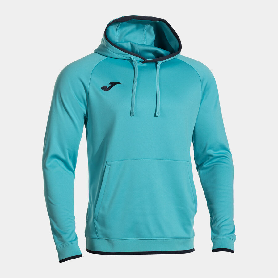 Joma - Sweat à capuche Combi Premium turquoise fluo bleu marine