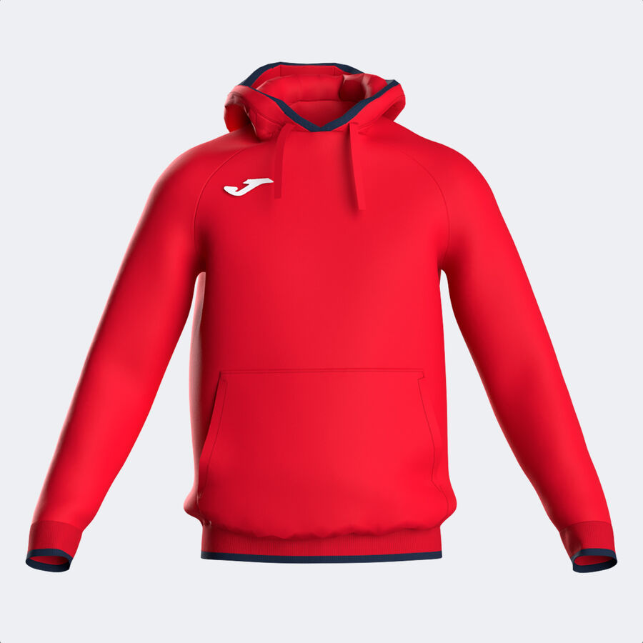 Joma - Sweat à capuche Combi Premium rouge bleu marine
