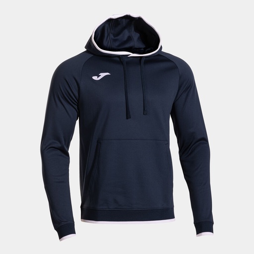 Joma - Sweat à capuche Combi Premium bleu marine blanc
