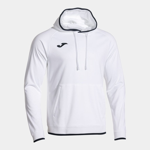 Joma - Sweat à capuche Combi Premium blanc bleu marine