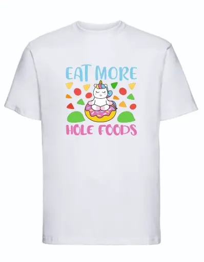 T-shirt Licorne Eat more - bigleco