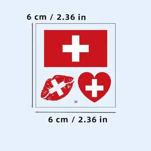 Tatouage temporaire Suisse - bigleco