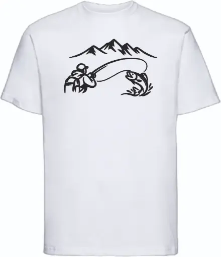 T-shirt Pêche et montagne - bigleco