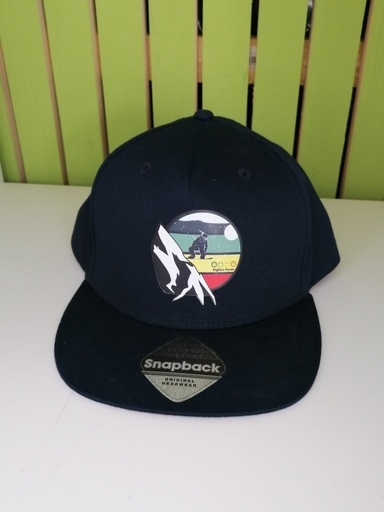 Casquette Snapback Rapper Beechfield CB610 Navy - Snowboard