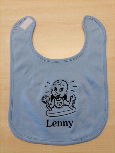 Bavoir brodé "A table" BL5000